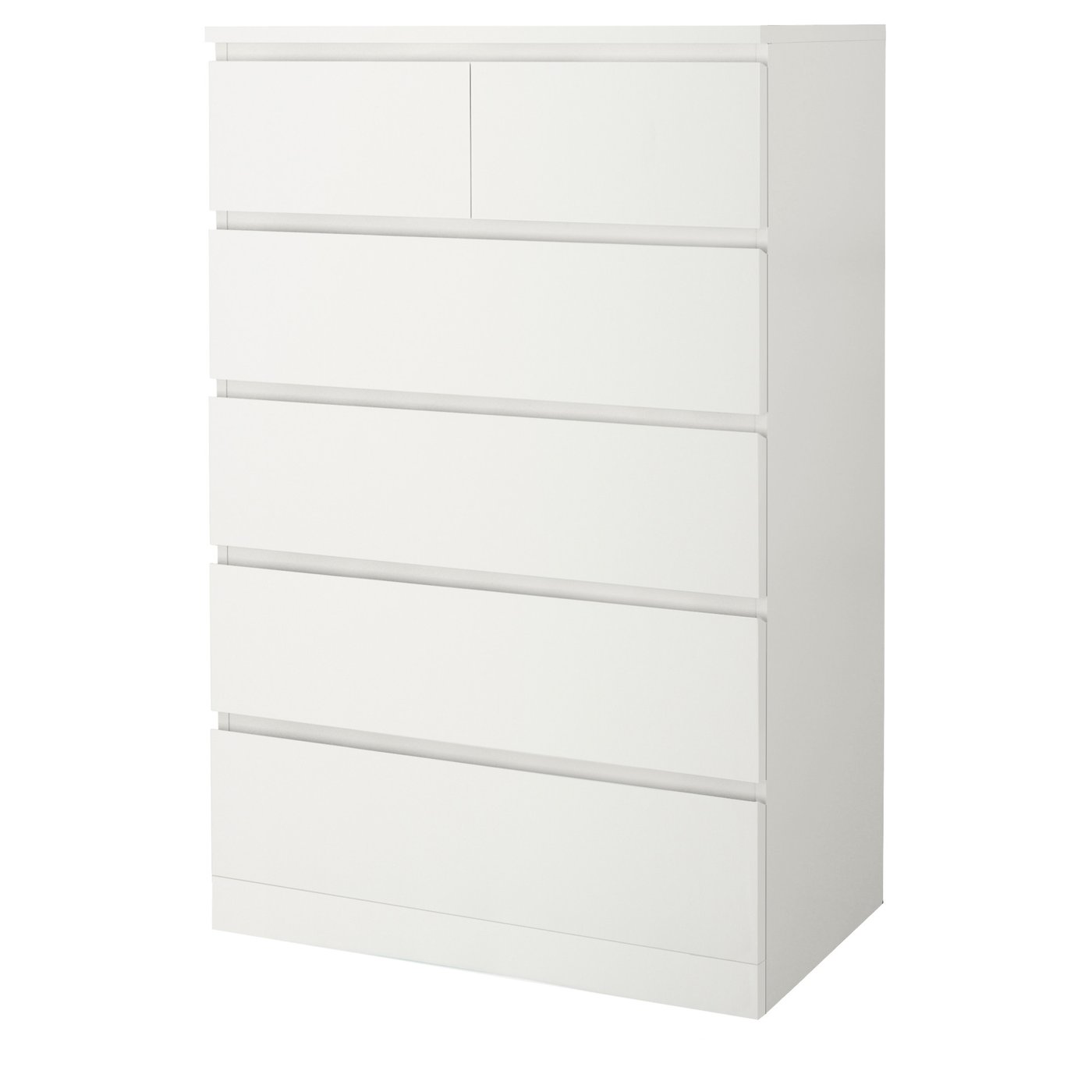 MALM Chest of 6 Drawers - White