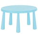 MAMMUT Children's Table, In/Outdoor Light Blue, 85 cm