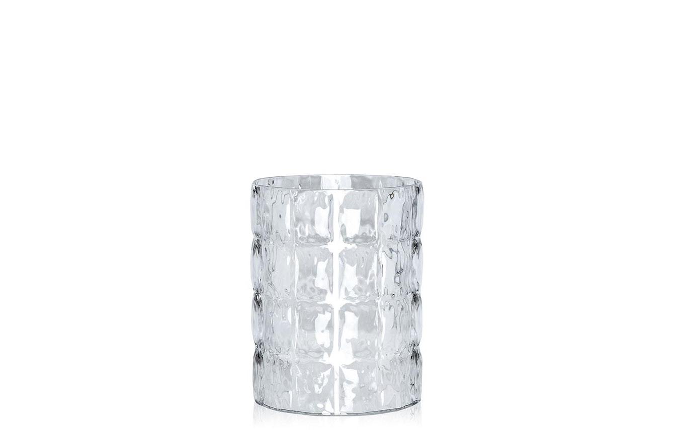 Kartell Matelasse Vase by Patricia Urquiola - Transparent