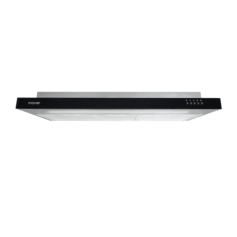 Mayer 90 cm Semi-Integrated Slimline Cooker Hood MMSI900LEDHS - Black