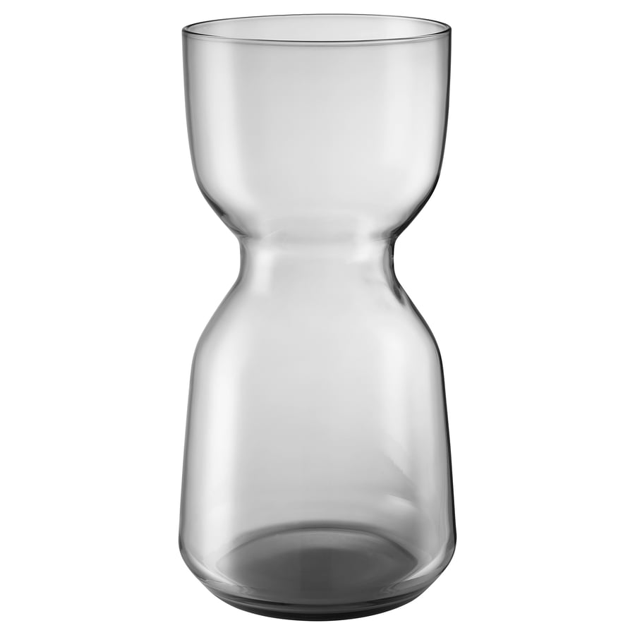OMTÄNKSAM Vase - Light Grey, 30 cm