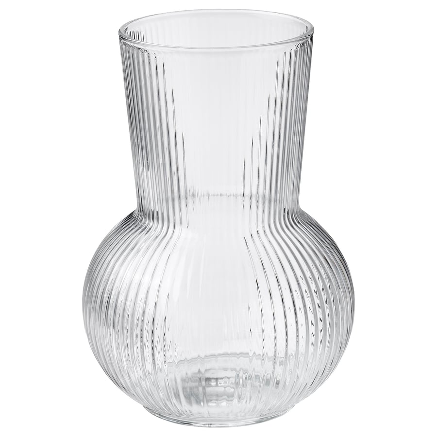 PÅDRAG Vase - Clear Glass, 17 cm