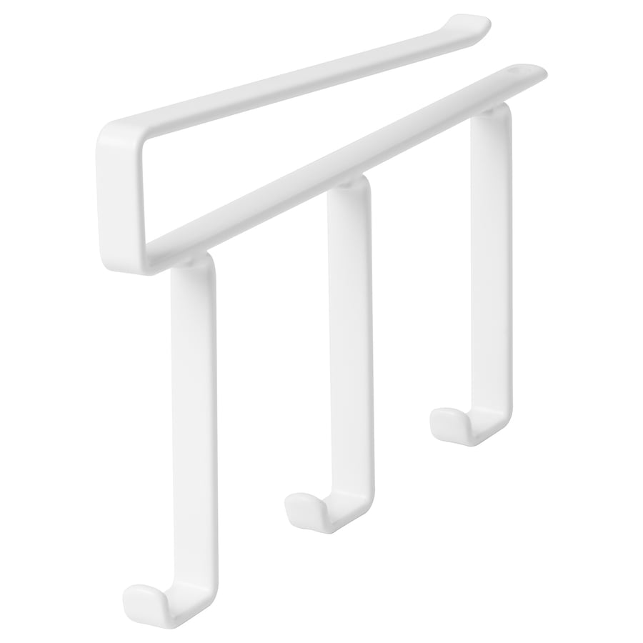 PÅLYCKE Clip-on Hook Rack - White