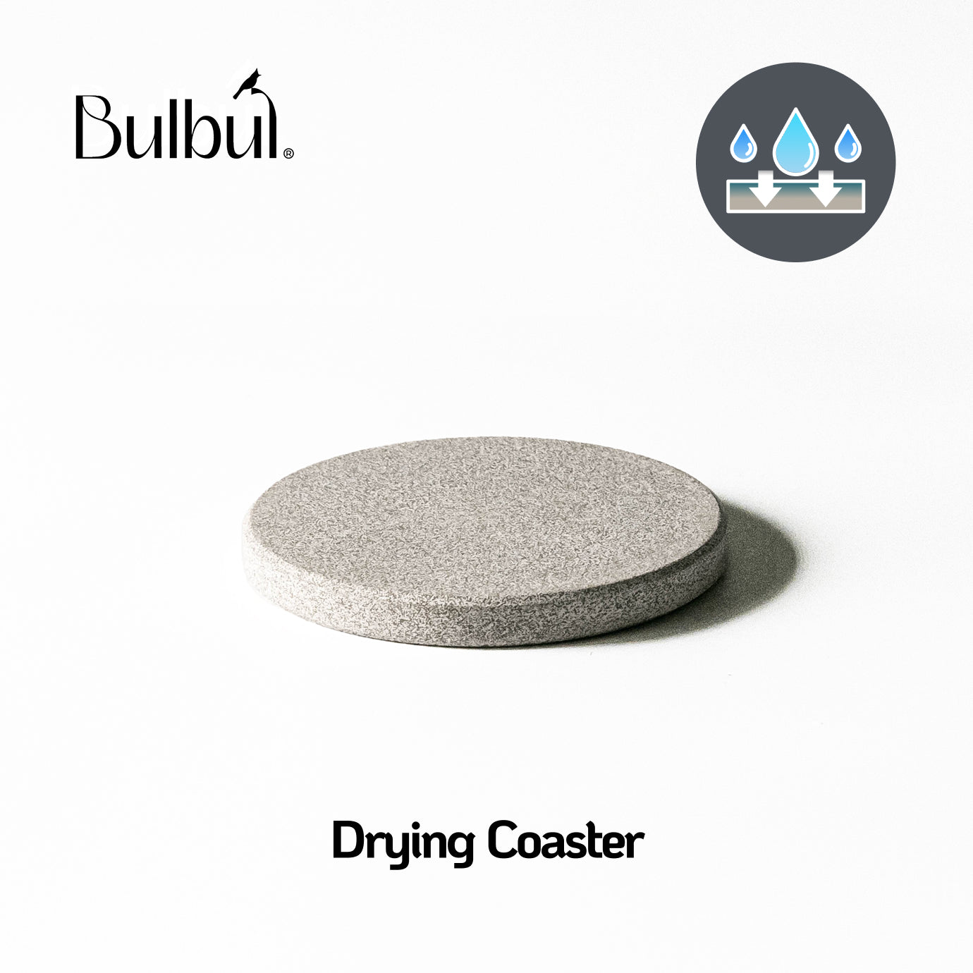 Bulbul Diatomite Drying Coaster