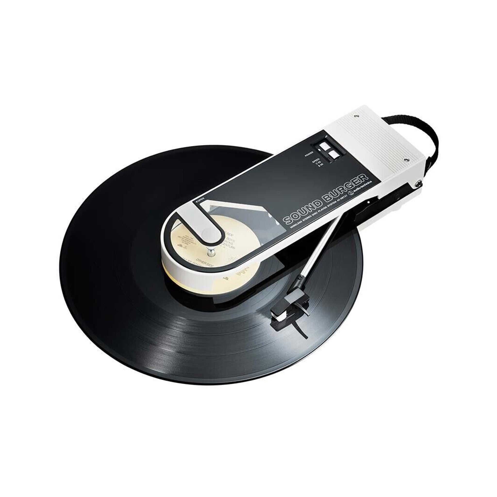 Audio-Technica AT-SB727 Sound Burger Portable Turntable - White