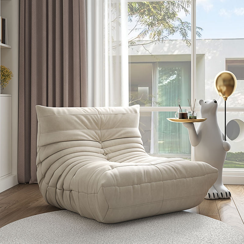 Rami Sofa Chair - Tech Velvet / Beige