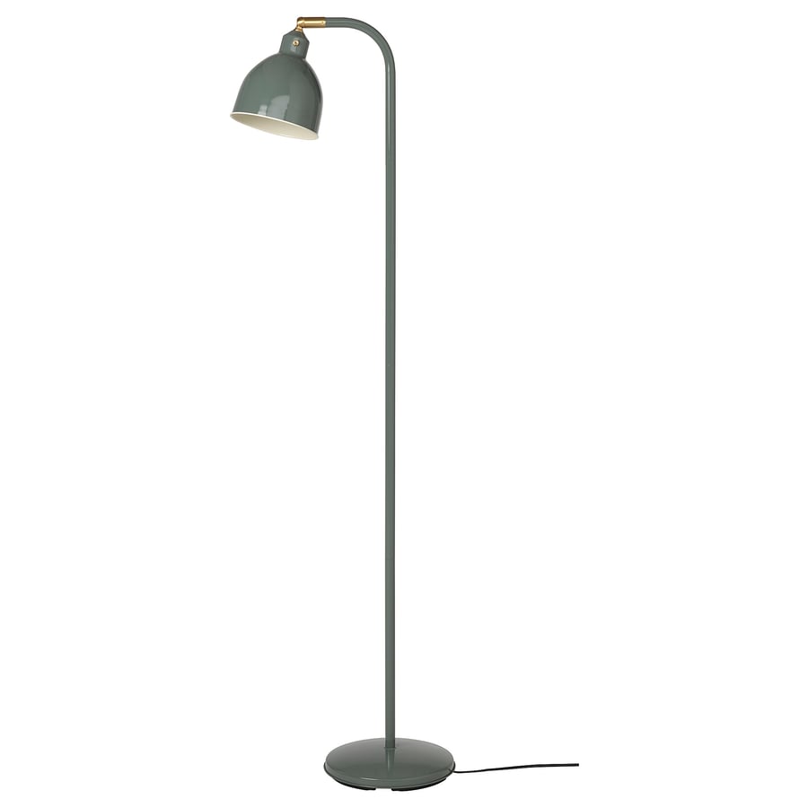 RÖDFLIK Floor/Reading Lamp - Grey-Green