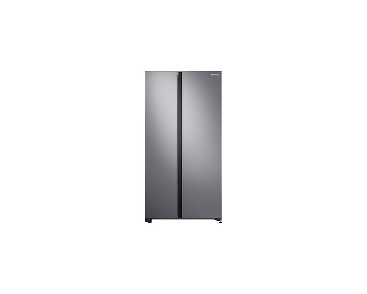 Samsung 647L Side-by-Side Refrigerator with SpaceMax™, 2 Ticks - Gentle Silver Matt (RS62R5004M9/SS)