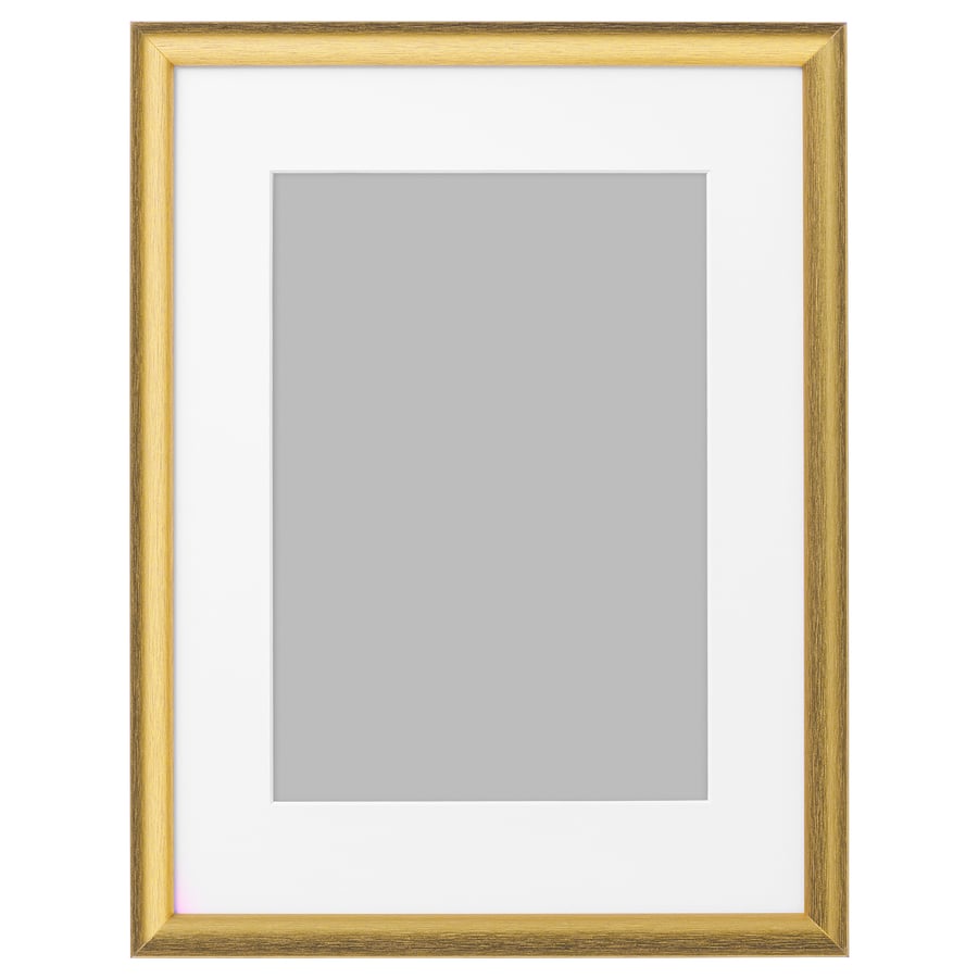 SILVERHÖJDEN Frame, gold-colour, 30x40 cm