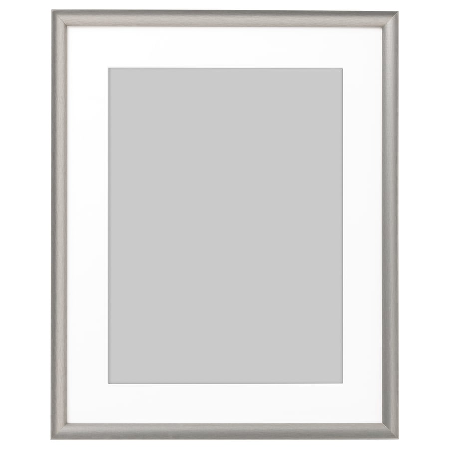 SILVERHÖJDEN Frame, silver-colour, 40x50 cm