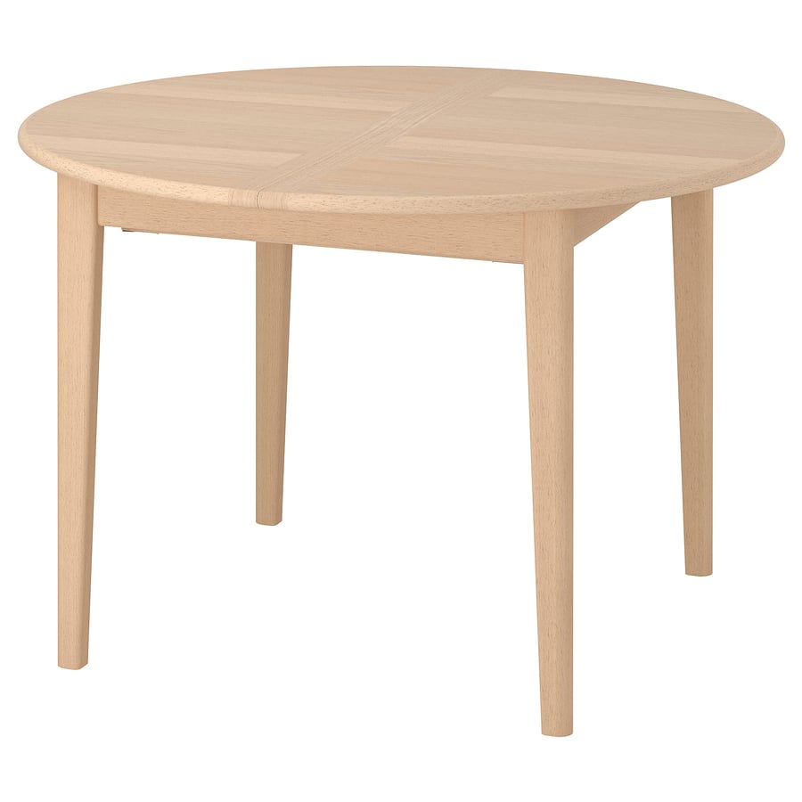 SKANSNÄS Extendable Table - Light Beech/Veneer, 115/170 cm