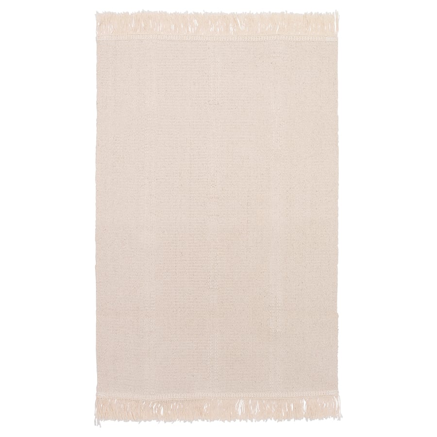 SORTSÖ Rug, Flatwoven, Unbleached, 55x85 cm
