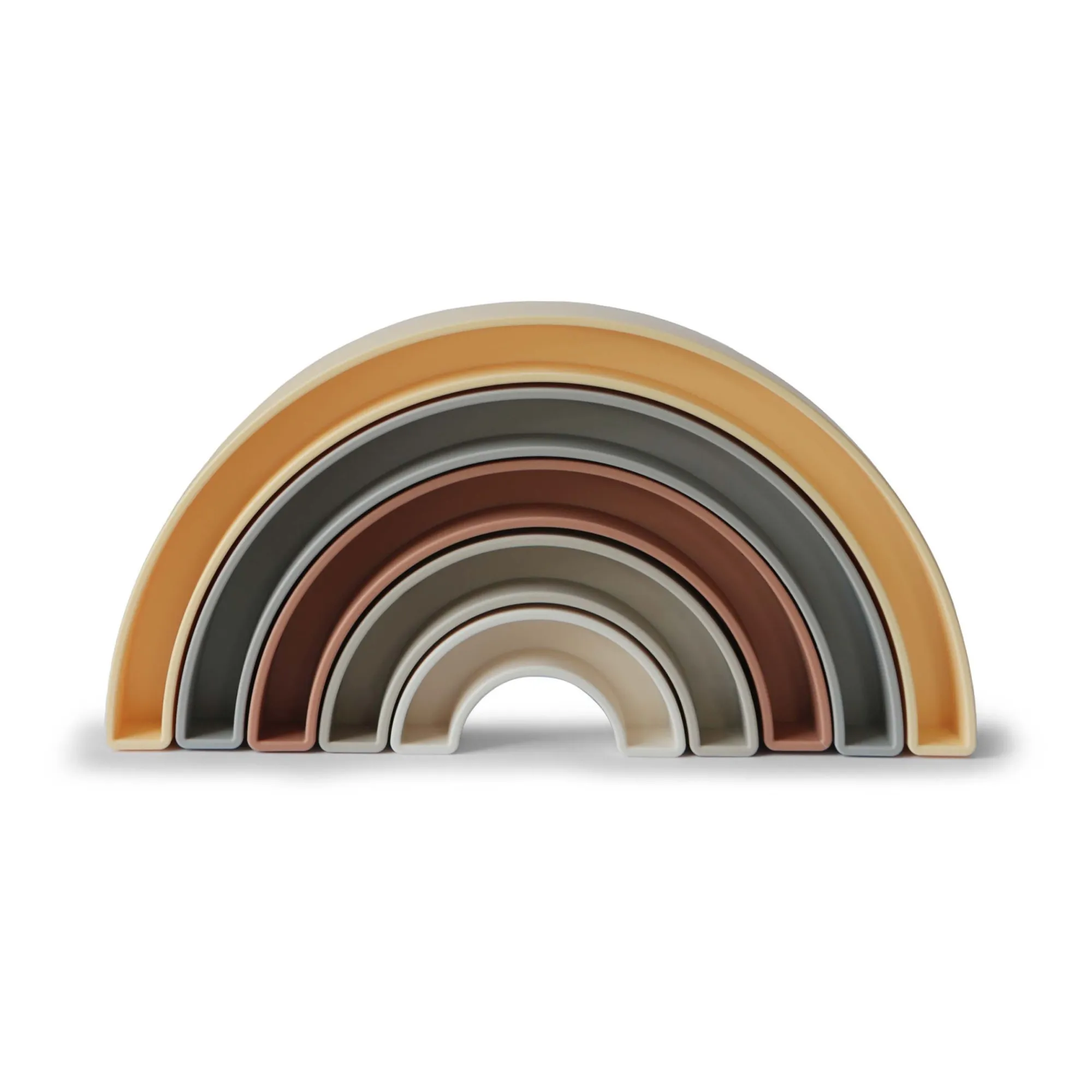 Mushie - Stacking Rainbow - Yellow