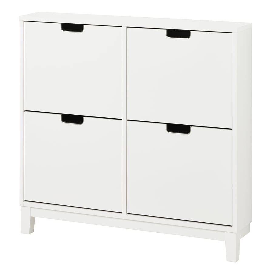 STÄLL Shoe Cabinet with 4 Compartments - White