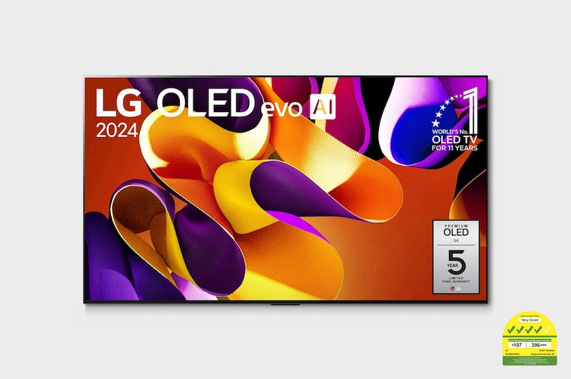 LG OLED evo AI G4 83-Inch 4K Smart TV 2024 | Gallery Edition | OLED83G4PSA