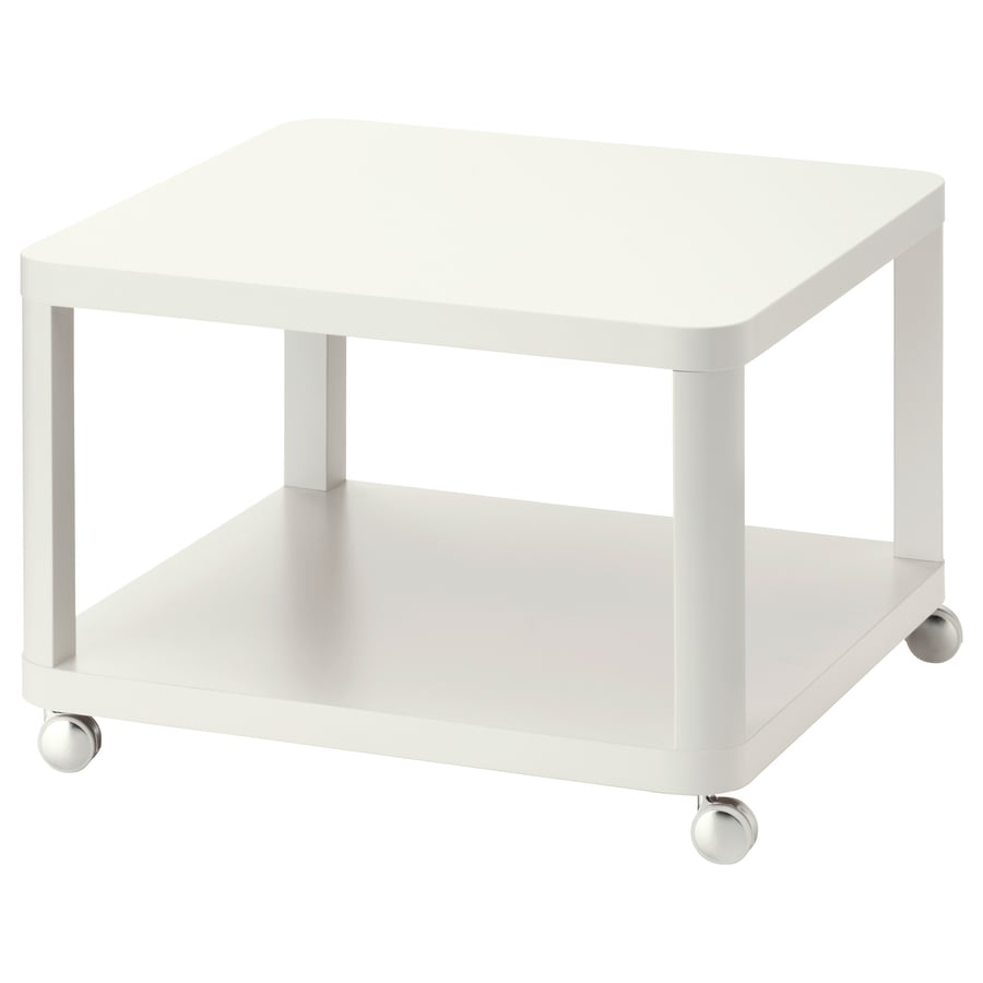TINGBY Side Table on Castors - White, 64x64 cm