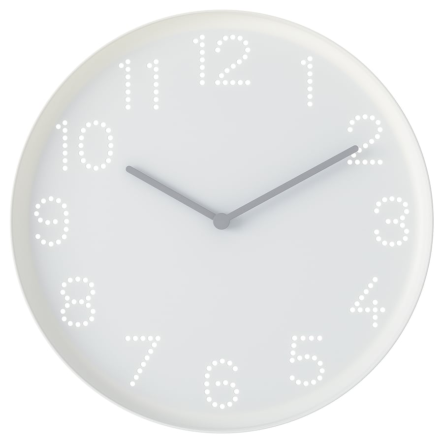 TROMMA Wall Clock - White, 25 cm
