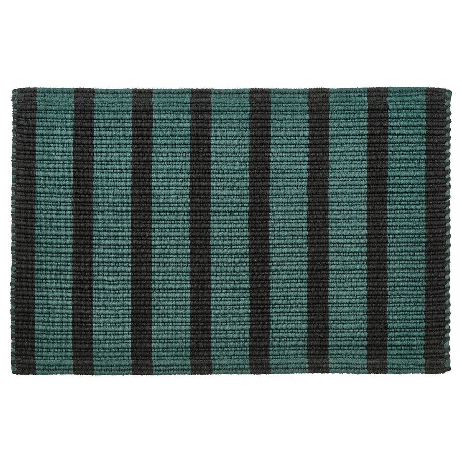 VÄGSKYLT Door Mat - Blue-Green/Black, 40x60 cm