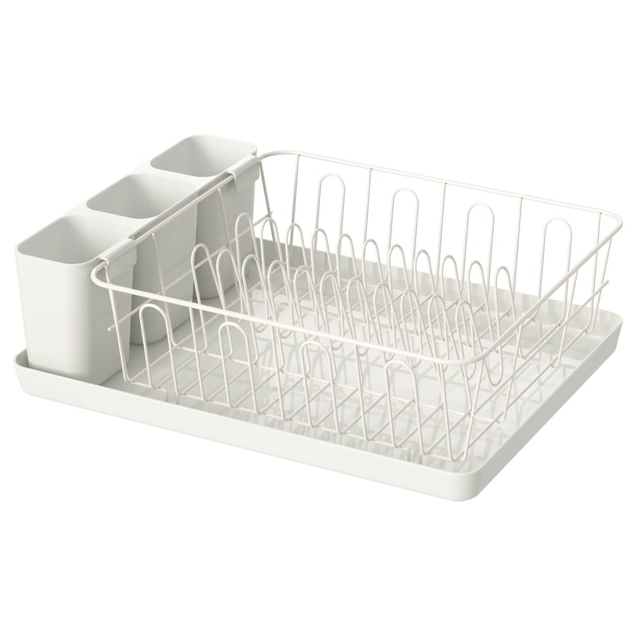 VARIERA Dish Drainer - White, 42x30 cm