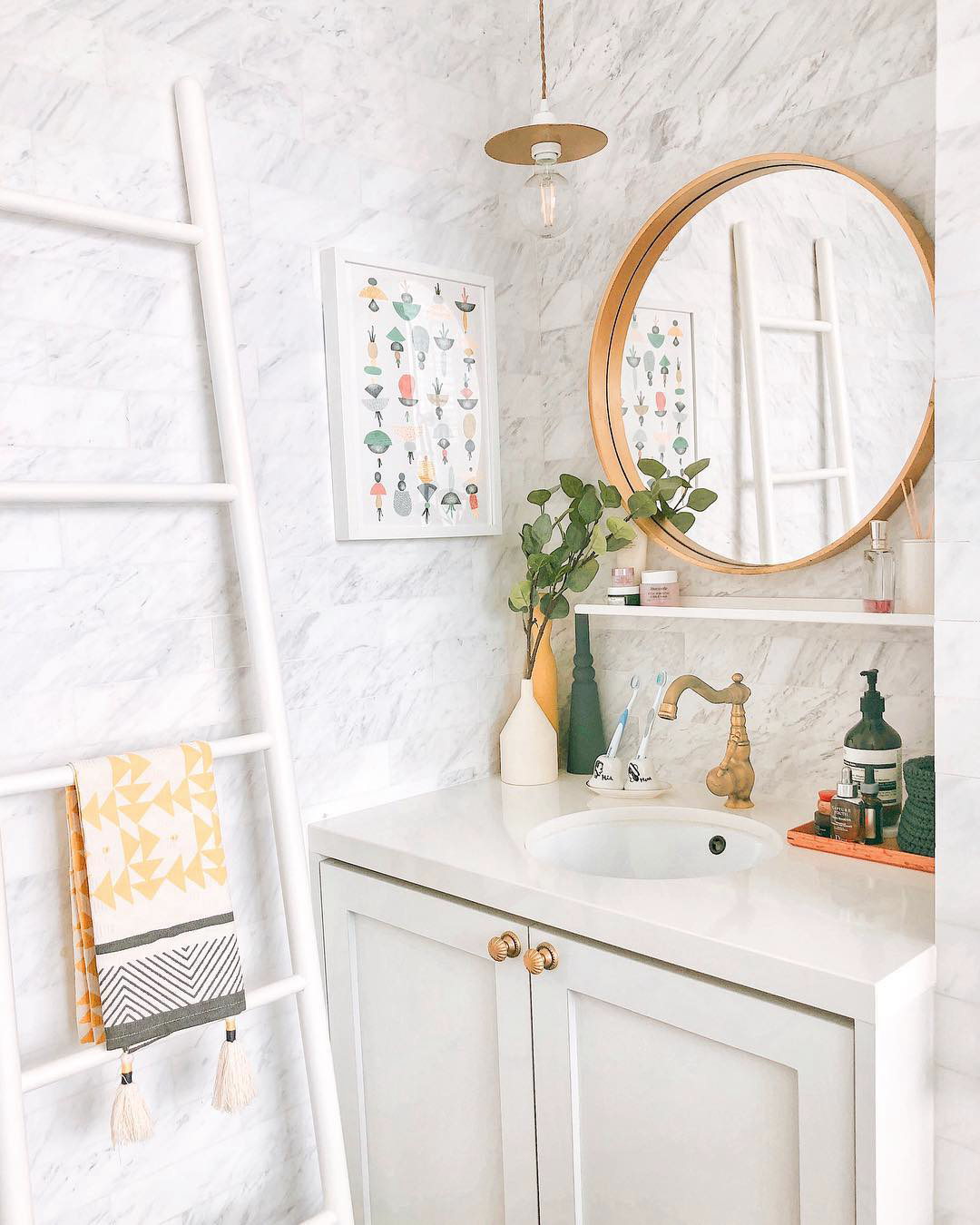 Customer home photo 10: The perfect mid-century modern bathroom to wake up to