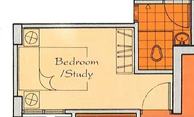 K-pop, Anime, Harry Potter - The Room that Has It All - Bedroom, study, living area, study room, study space, study area