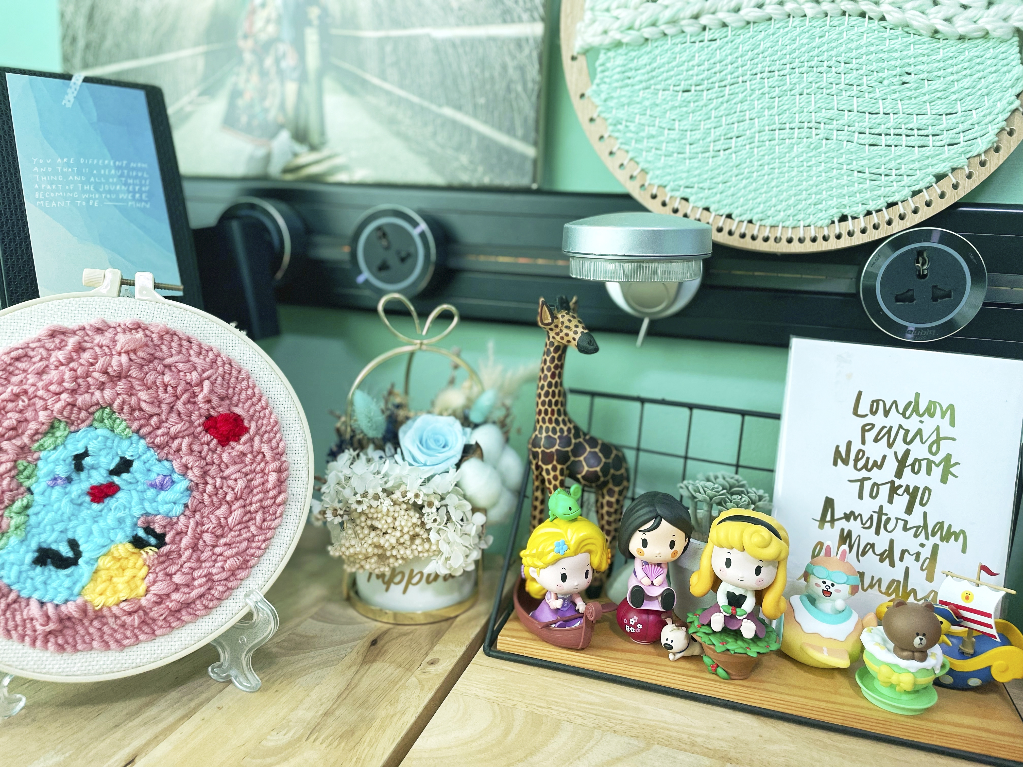 Our Colourful Personalities Imprinted On Our Apartment - Crocheted charm, pastel colors, cozy atmosphere, handmade