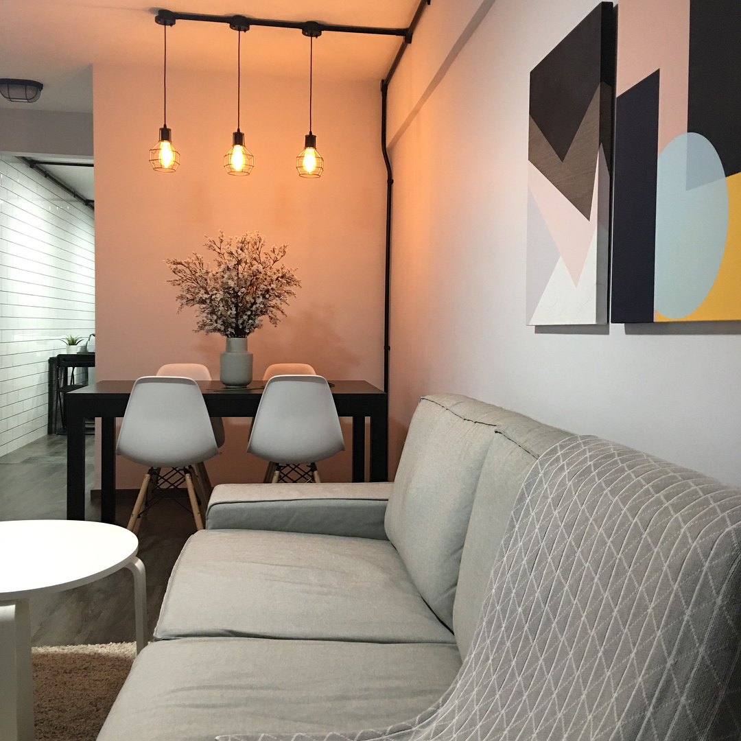 Customer home photo 15: Industrial themed home with a splash of colour
