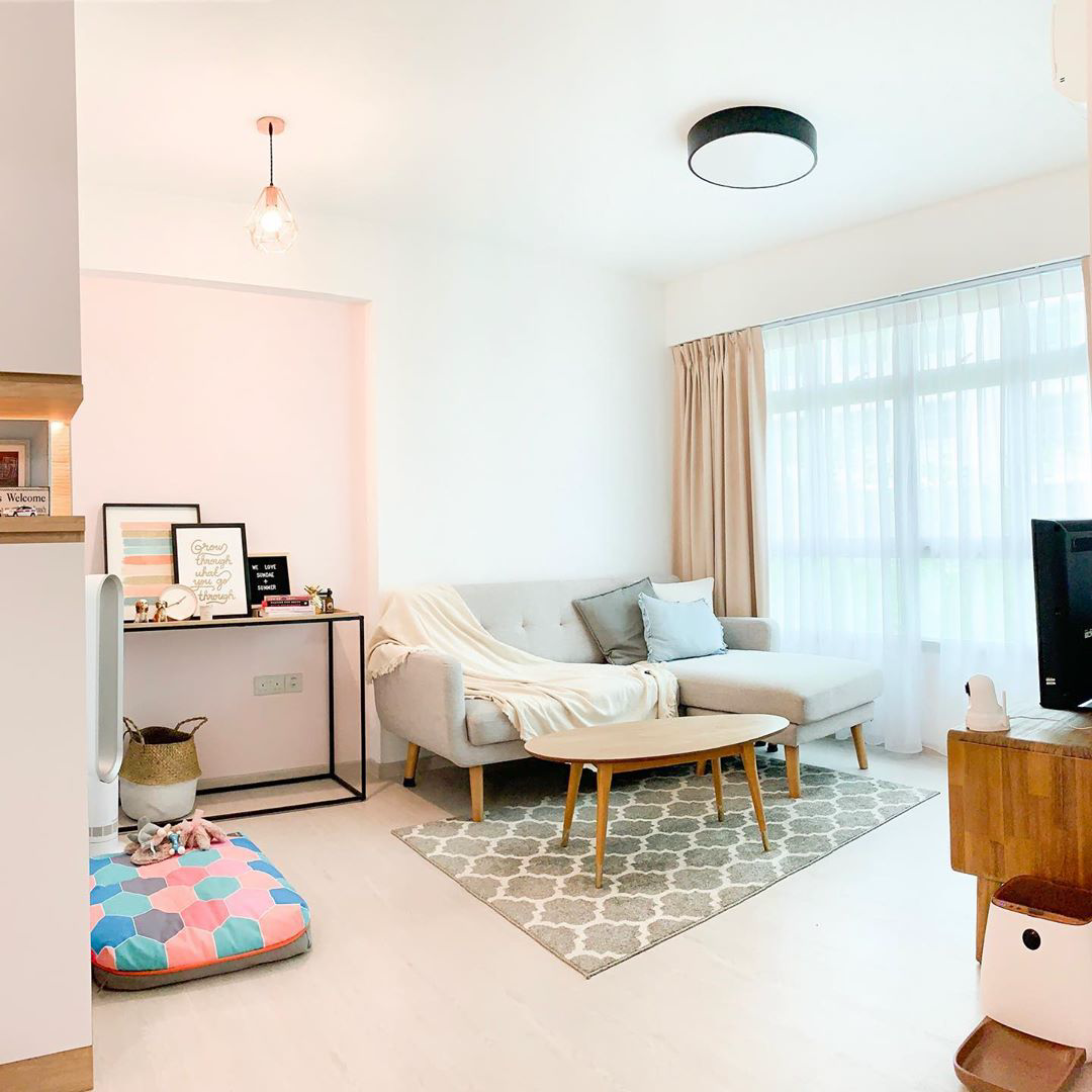 Customer home photo 2: Humble abode in soft pastels