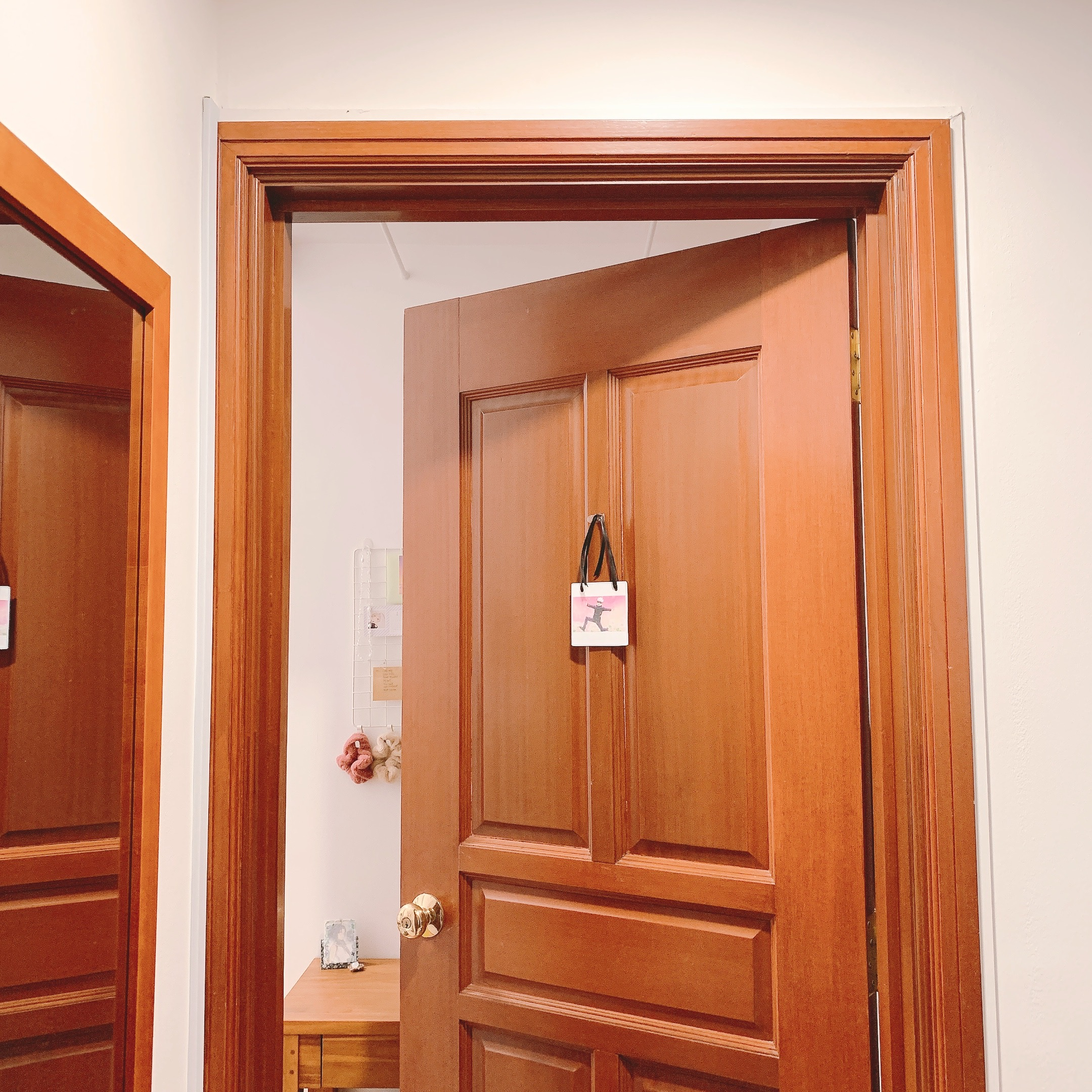 K-pop, Anime, Harry Potter - The Room that Has It All - Wooden door, brown finish, elegant design, wooden frame, glossy