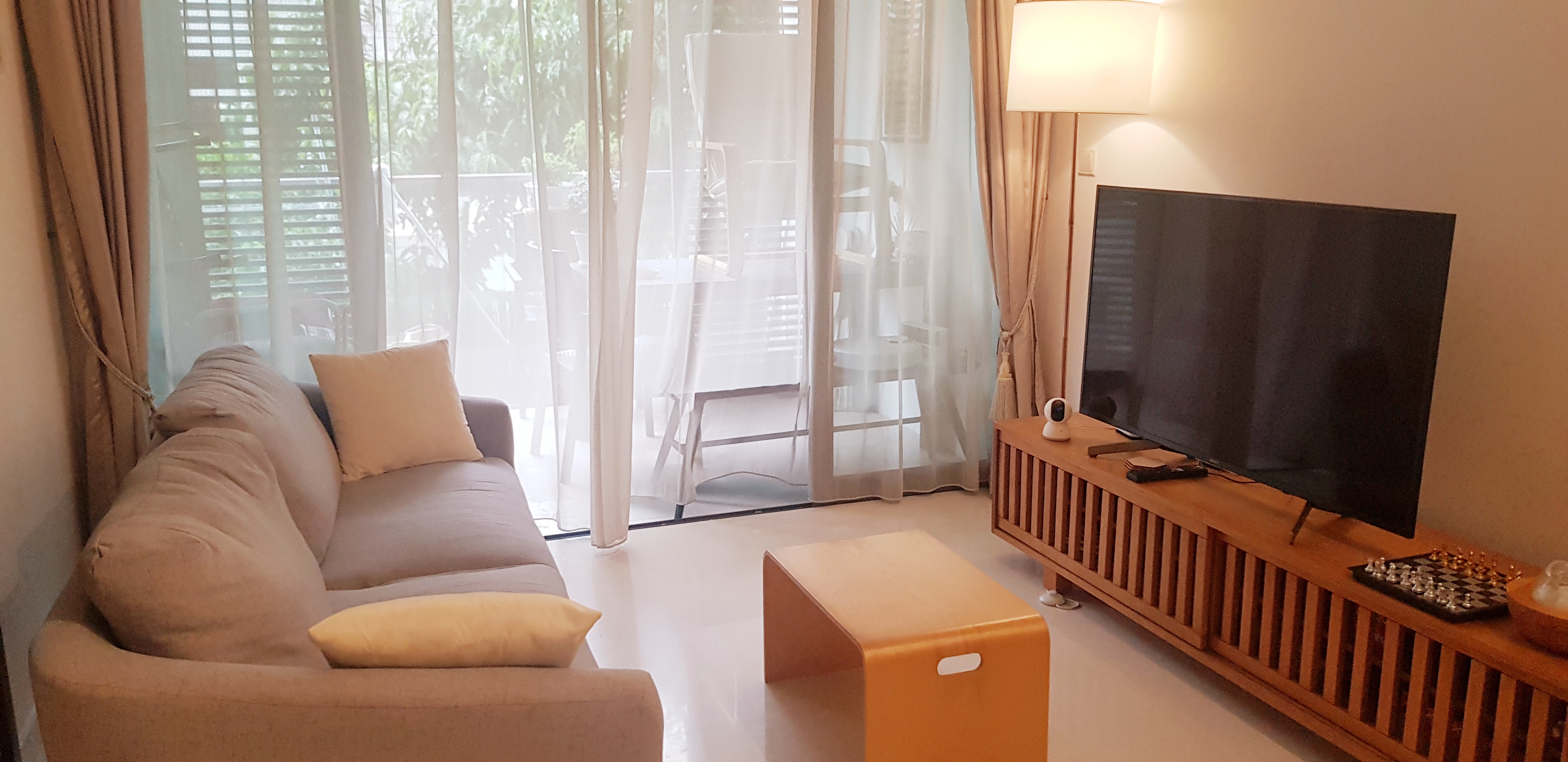 Customer home photo 9: Simplistic set-up with all that we need