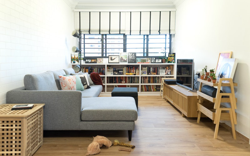 Customer home photo 5: Open storages create an orderly mess in our minimalistic home