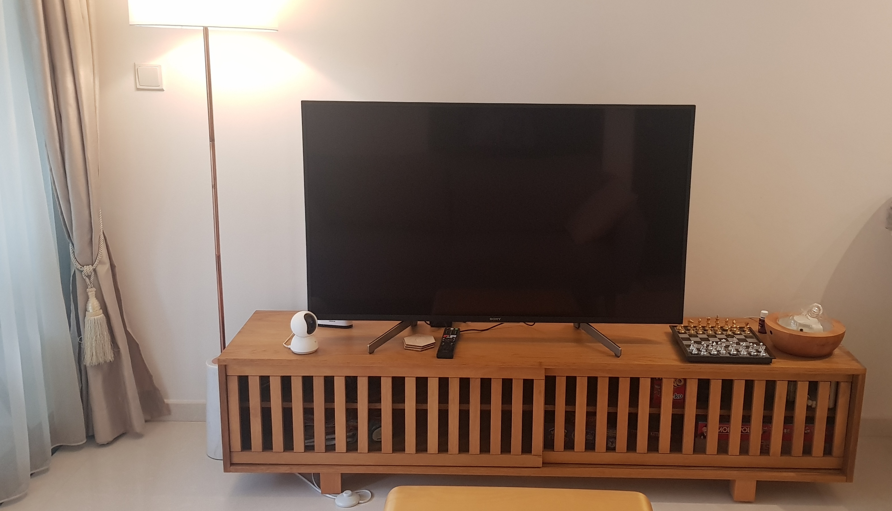 Customer home photo 3: Simplistic set-up with all that we need