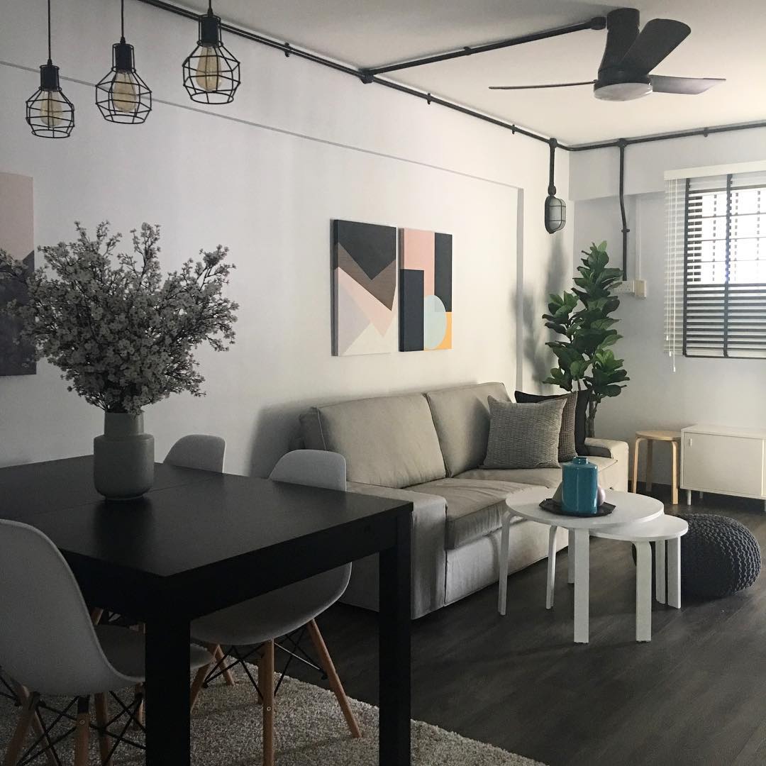 Customer home photo 25: Industrial themed with colours to satisfy both of us