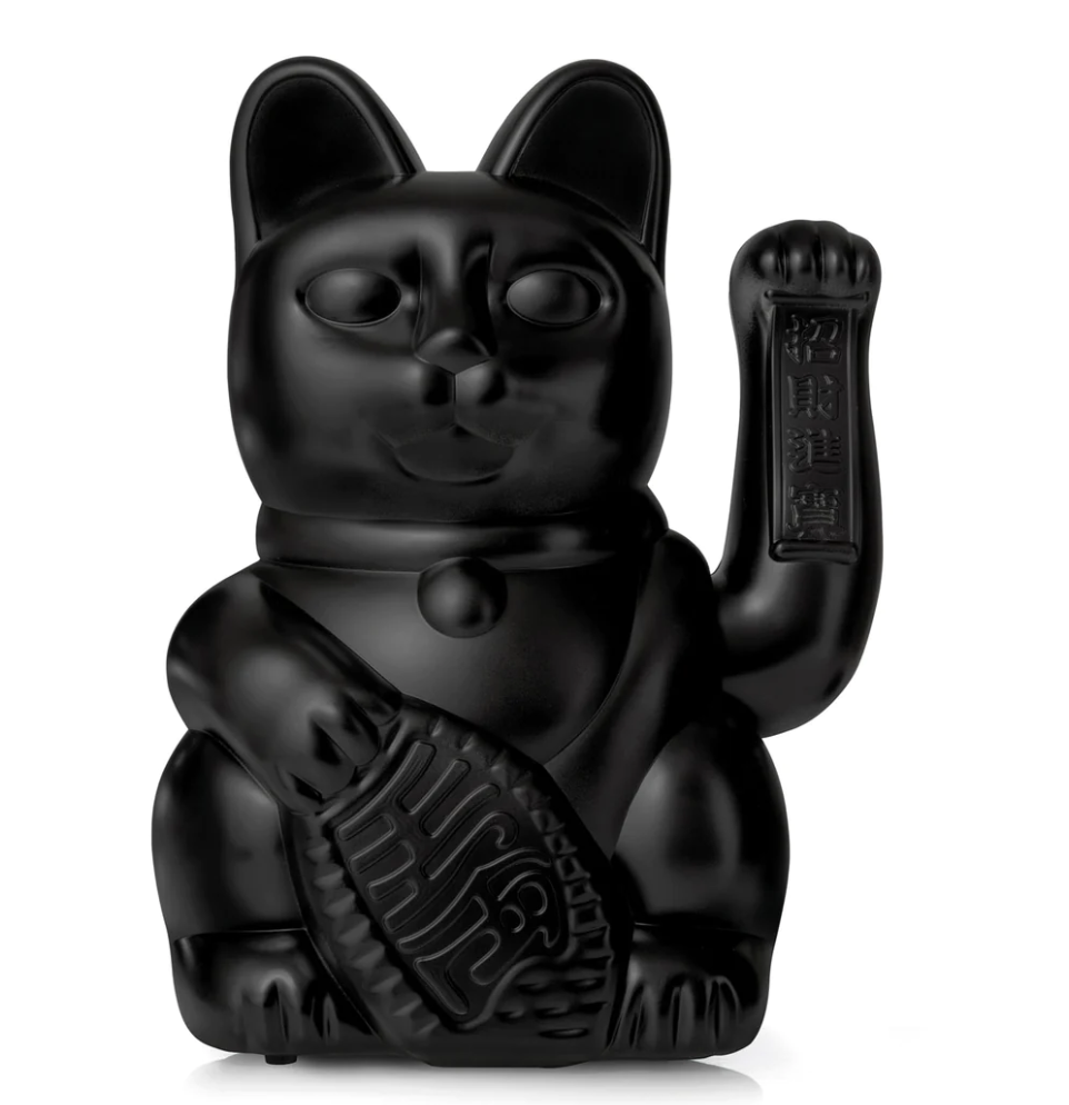 Lucky Cat Large - Black