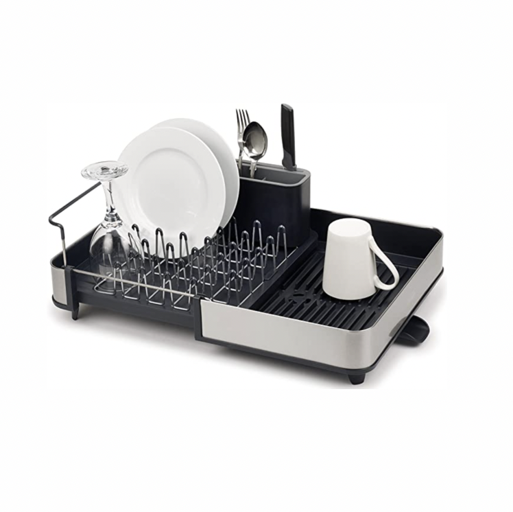 Dish Drainer - Stainless Steel/Black