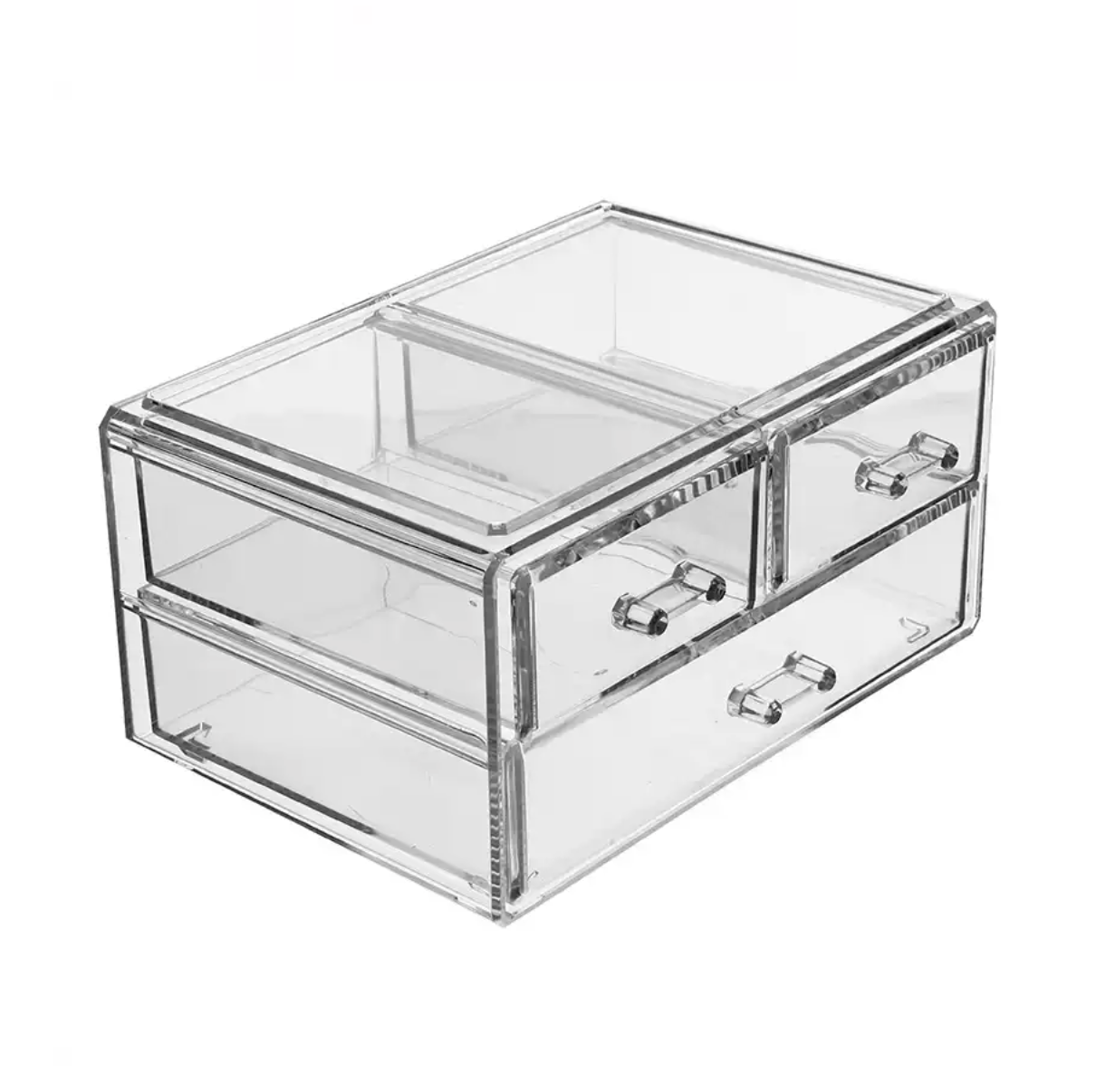 Acrylic container with drawers