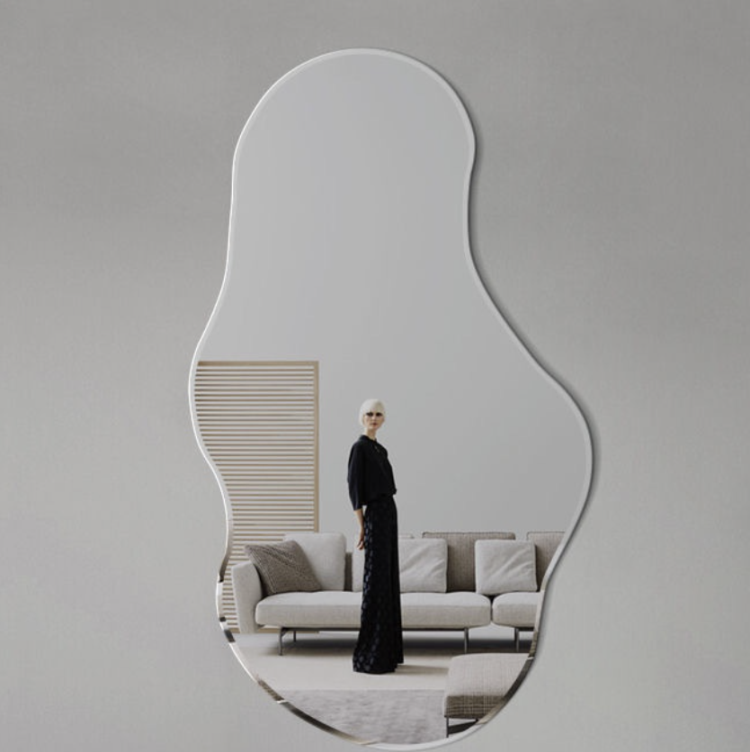 Wall Mounted Irregular Shaped Mirror