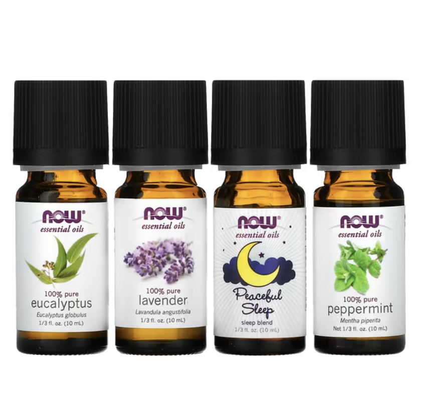 Relaxing Essential Oils Kit, 4 Bottles