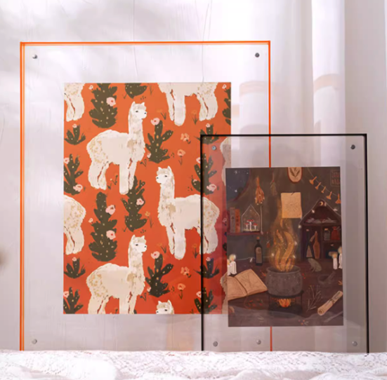 Transparent A4 Acrylic Picture Frame 