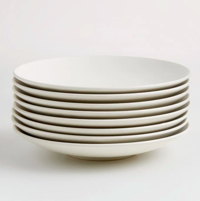Craft Linen Coupe Salad Plates, Set Of 8