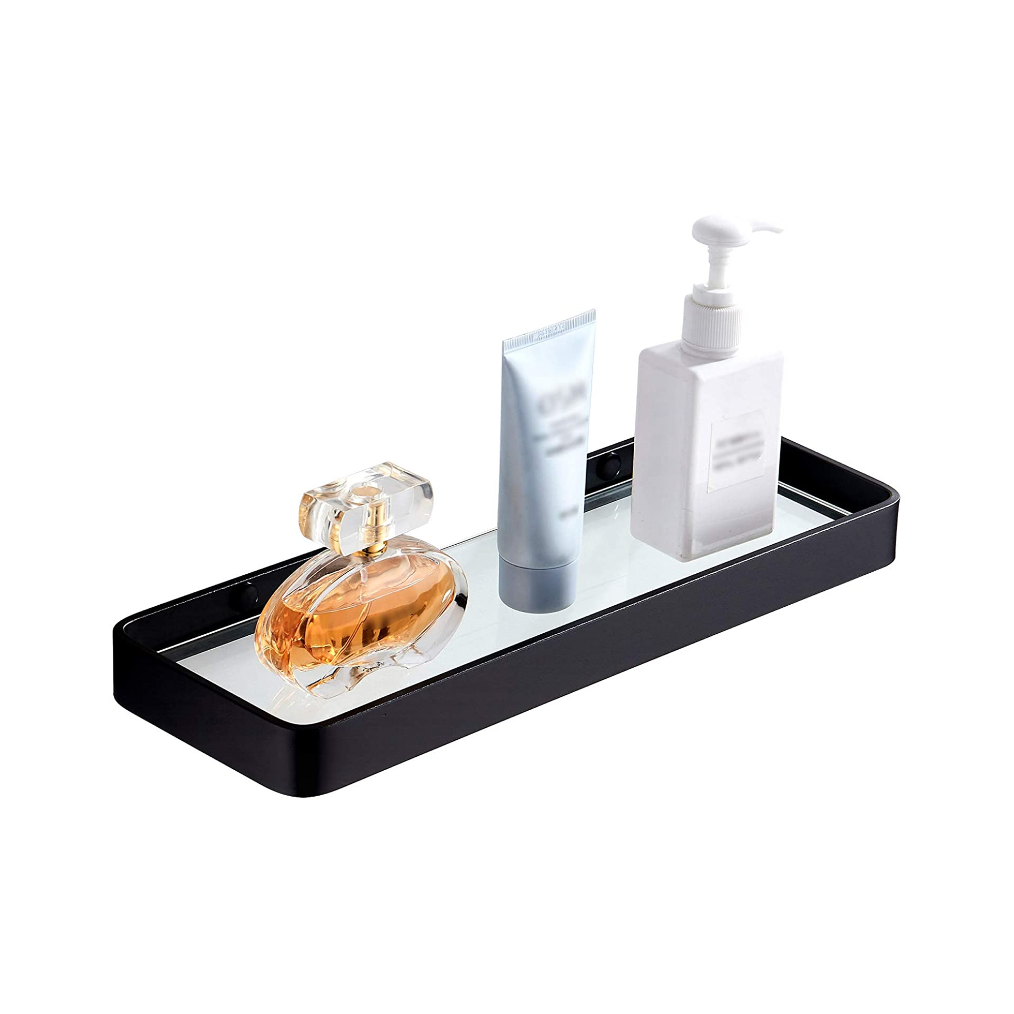 Nordic Bathroom Glass Storage Rack