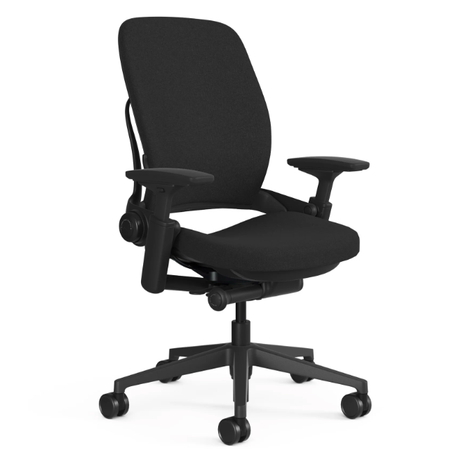 Leap Ergonomic Office Chair - Medley Pepper Black 60999/ Frame Black