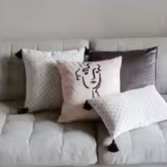 Minimalist Velvet Pillow