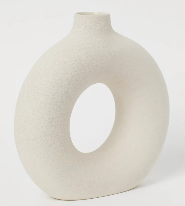 Large Donut Ceramic Vase 