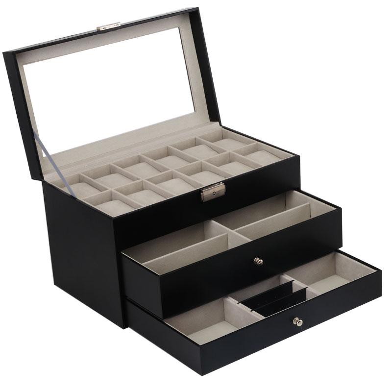 3-Tier Watch & Jewellery Box 