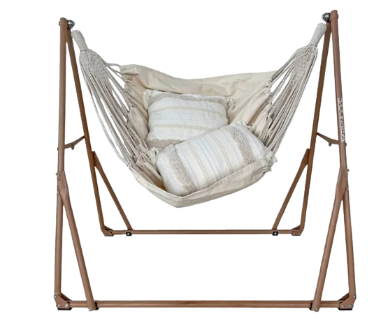 Sandy Beige Classic Plus Swing Chair Set