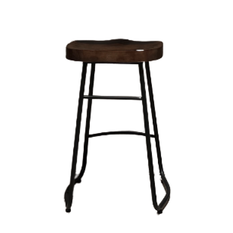 European Solid Wood Bar Stools