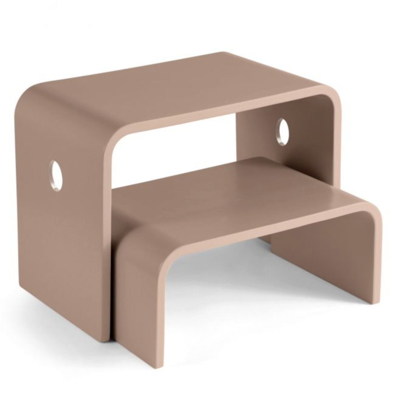 Wooden Step Stool - Terracotta