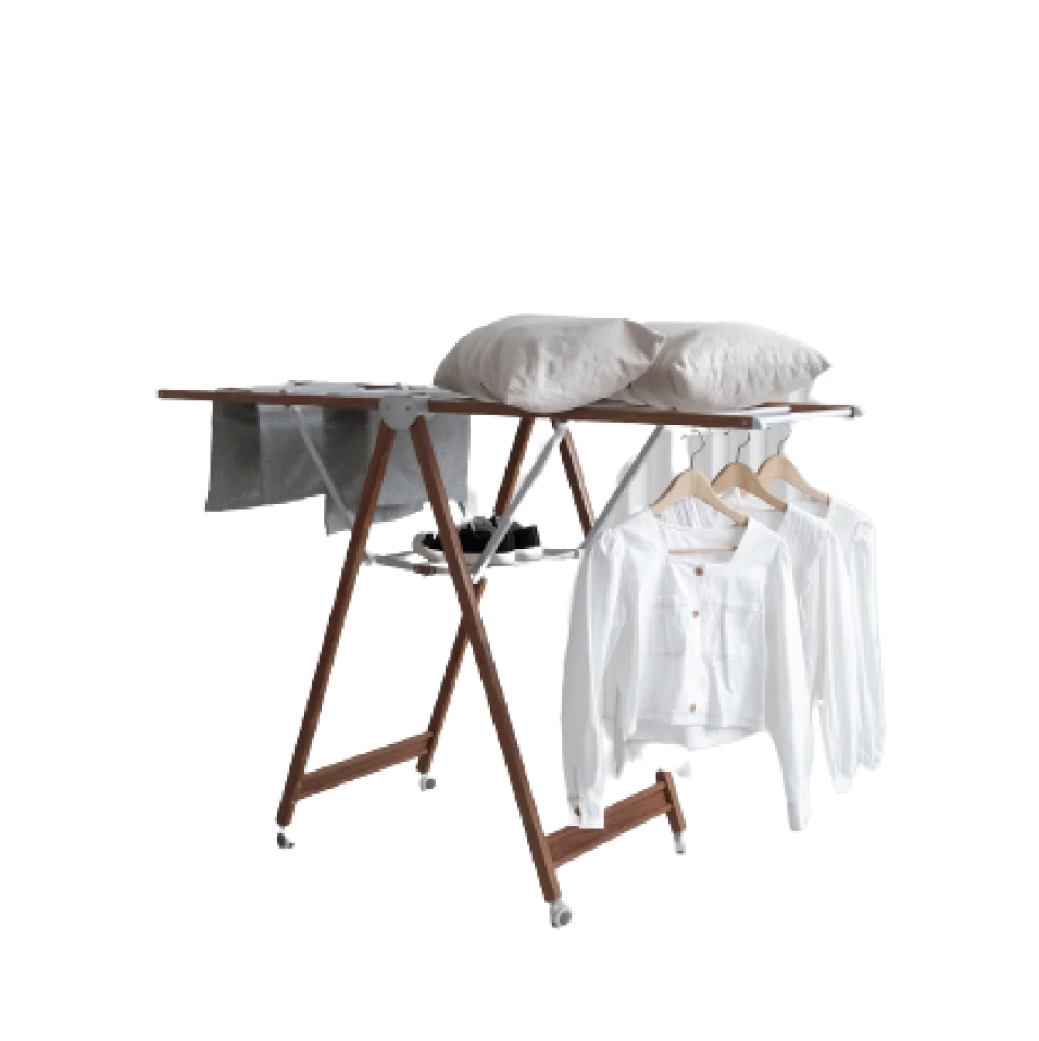 Kanso Portable Drying Rack With Wheels 