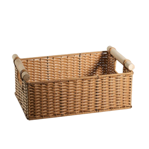 Rattan Storage Basket - Brown